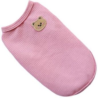 Fusion Finds Breathable Waffle Dog Shirt Lightweight Pet Vest For Small Dogs & Cats pink s