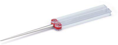 DMT Diamantschärfer DiaFold, für Wellenschliff-Messer, konisch, fein 25 µ, Sägezahnung, trocken & mit Wasser verwendbar, Klappgriffe, L 112,5 mm, rot