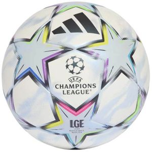 adidas Fußball UEFA Champions League 26/27 League J350, Größe 4, 350 Gramm, weiß/bunt, Spiel- & Trainingsball