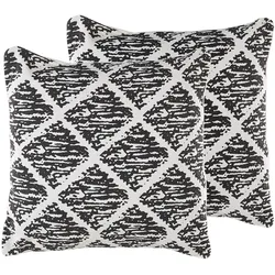 DEKOKISSEN 2er-Set Creme 45/45 cm Hazro