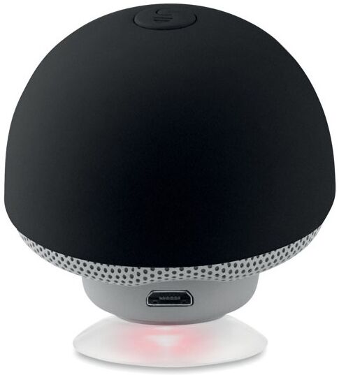 Haut-parleur personnalisé sans fil 3W MUSHROOM noir