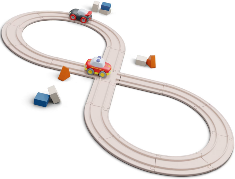 Haba La mia prima pista da corsa Cars con 2 macchinine incluse