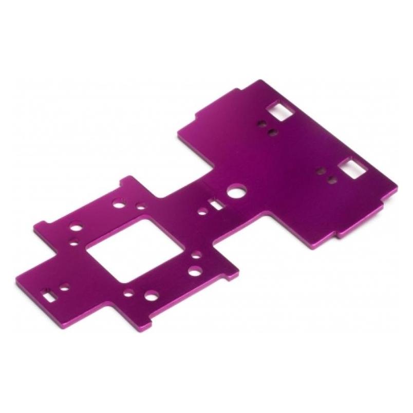HPI E-Savage Untere Getriebeplatte 2.5mm (Lila) (82030)