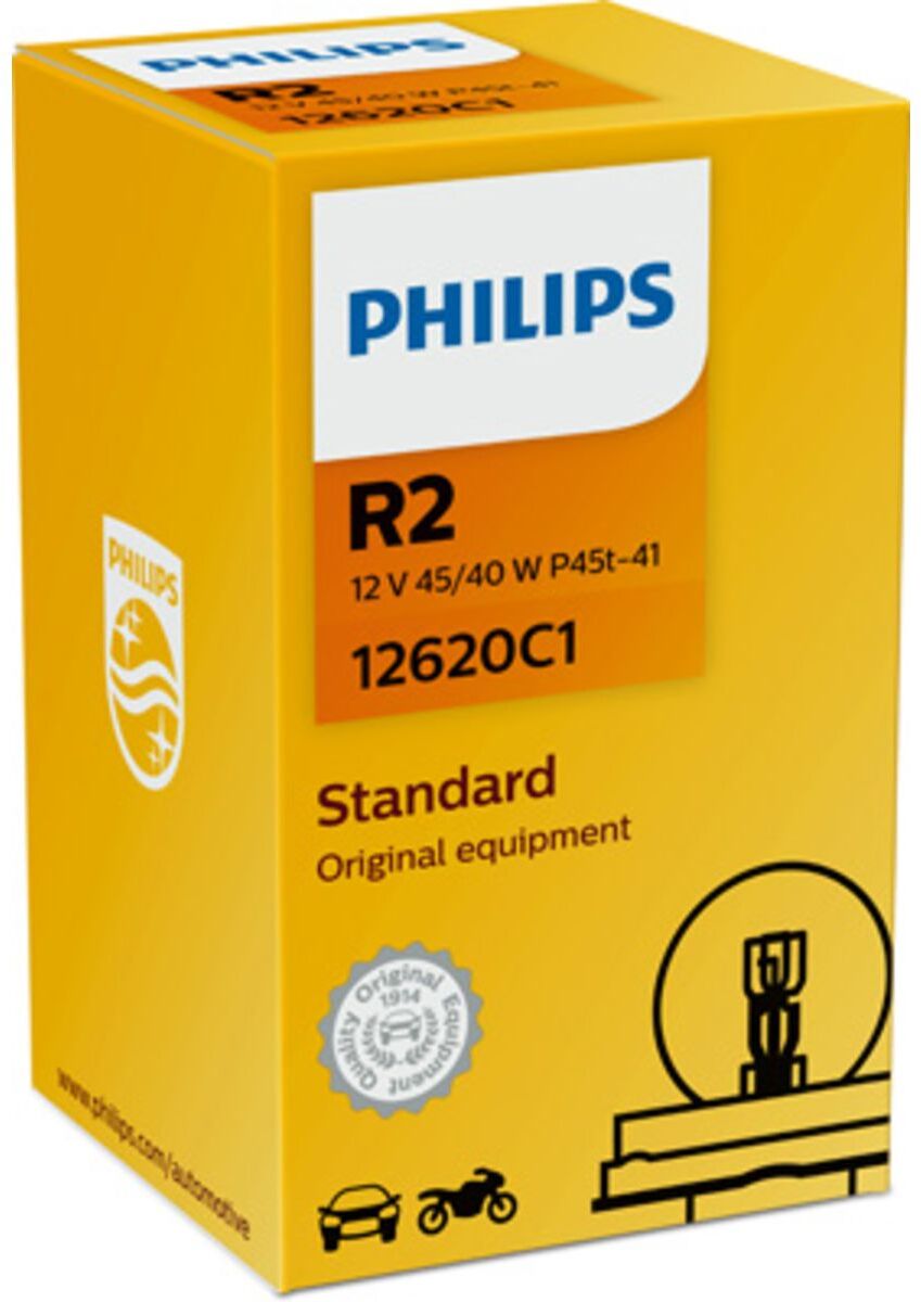 Lâmpada secundária PHILIPS R2 Vision 12V, 45/40W