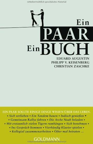 Eduard Augustin - Ein Paar. Ein Buch - Preis vom 17.10.2026 19:25:27 h