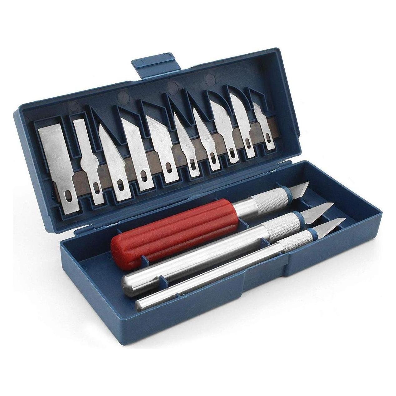 Toya Set Präzisionsmesser mit Klingen 16 Stück (76305)