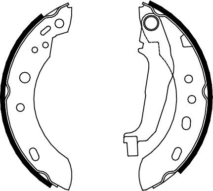 Triscan Bremsbackensatz 8100 14001 Für Nissan