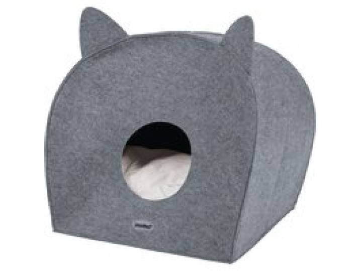 ZOOFARI® Niche pour chat Requin / avec oreilles (panier pour chats)