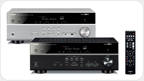 Yamaha RX-V 583 MusicCast und Dolby Atmos *titan* YA61696
