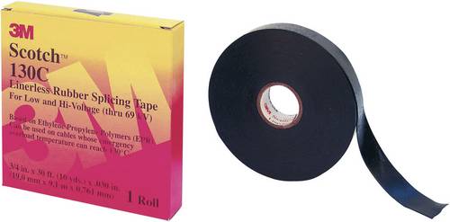 Scotch Scotch 130C SCOTCH130C-19X9.15 Reparaturband Scotch 130C Schwarz (L x B) 9m x 19mm 1St.