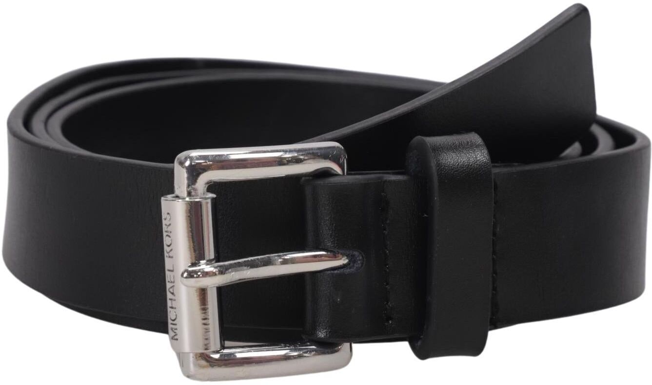 Michael Michael Kors Damen Gürtel, Schwarz, Gr. 75, Leder - Second Hand