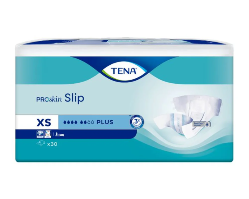 Tena Proskin Slip Plus XS - 6 paquets de 30 protections