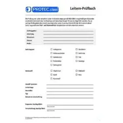 PROTEC Leitern-Prüfbuch (1Stk=50 Blätter PLP