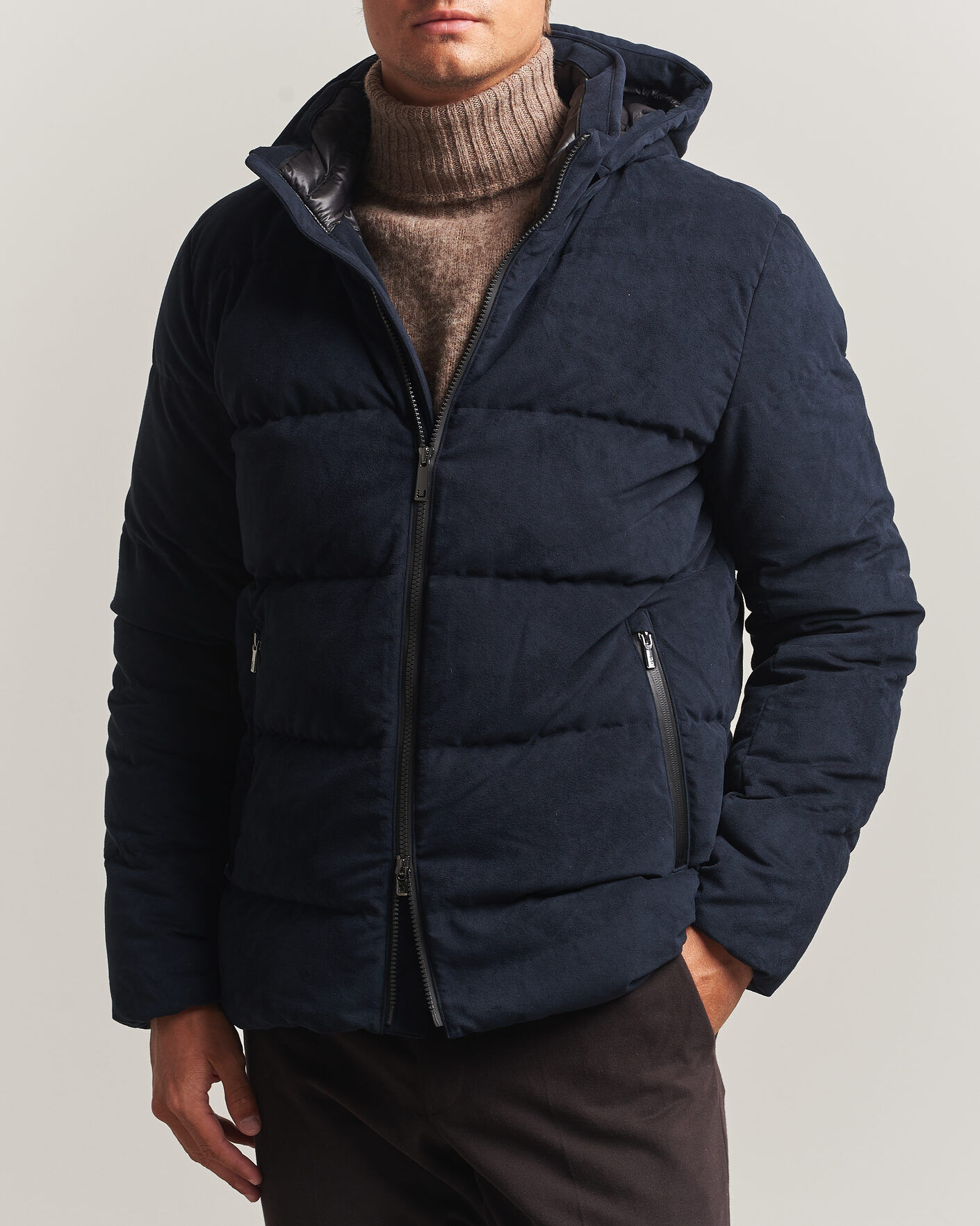 UBR Concord Jacket Savile Neo Suede Navy men M Blå