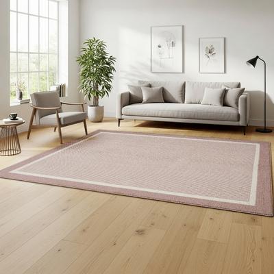 HGTV Soft Weave Mari Modern/Contemporary Bordered Stain-Resistant High-Traffic Indoor Area Rug Collection