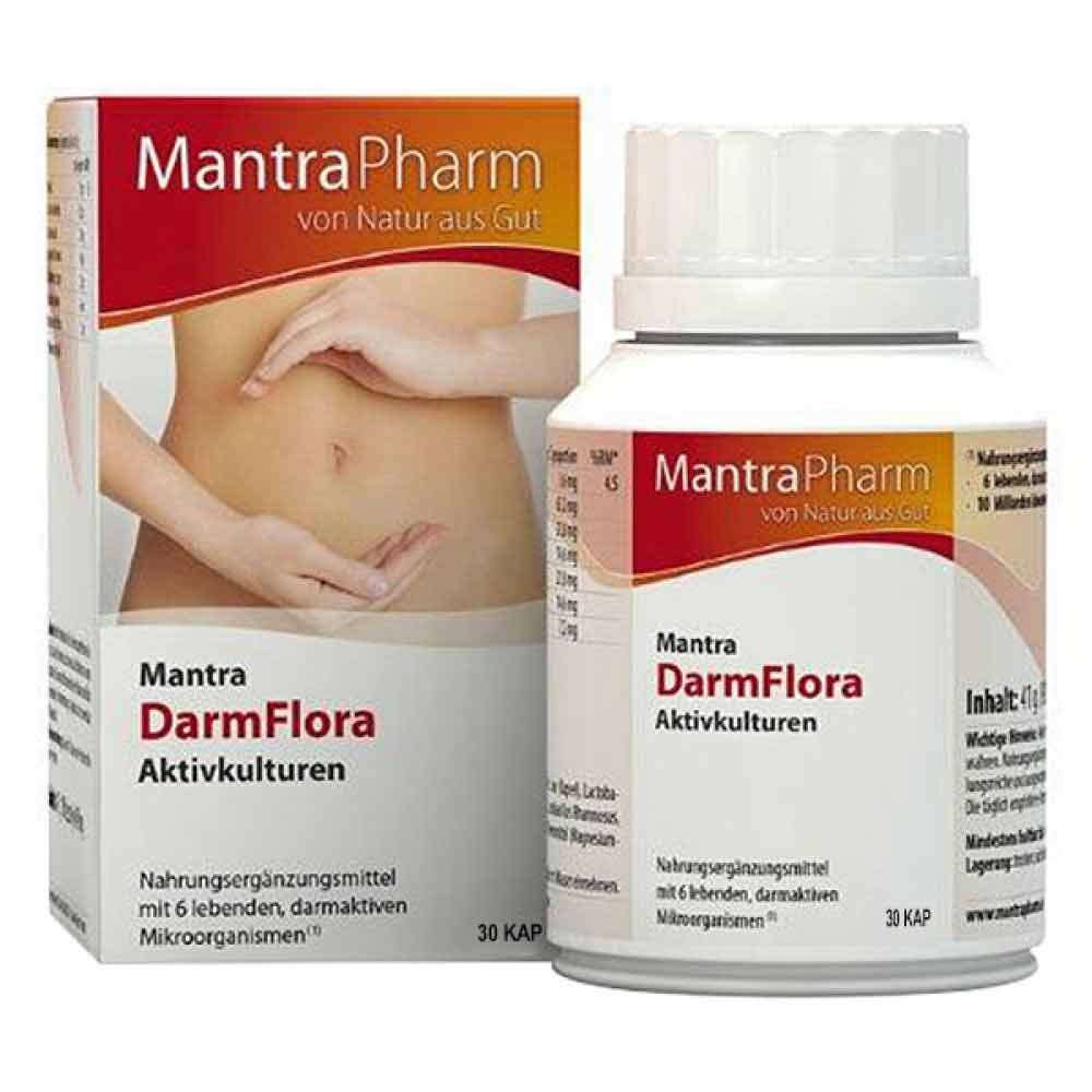 MantraPharm OHG Mantra Darmflora Aktivkulturen Kapseln 06141026