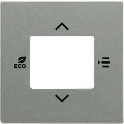 Busch-Jaeger Zentralplatte Raumtemp grau 6109/03-803 metallic Pfeile