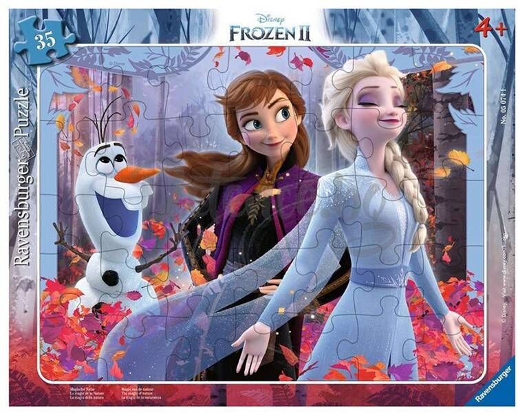 Ravensburger Puzzle cadre 35 pcs : La magie de la Nature - Disney Reine des Neiges 2