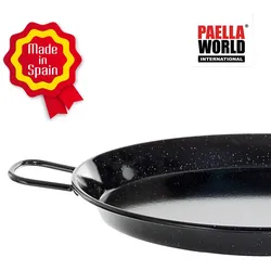 Paella World Emaillierte Paellapfanne, beste Brat- und Kocheigenschaften