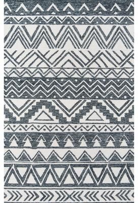 Momeni Mallorca Large-scale Tribal Hand-hooked Cotton Area Rug