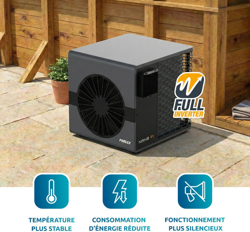 Pompe à chaleur piscine Poolex Nano Full Inverter 2026