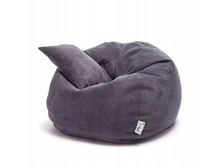 Pouf Poire Ecopuf - Fauteuil Canapé Coussin de Sol Pouf d'intérieur/extérieur - Graphite