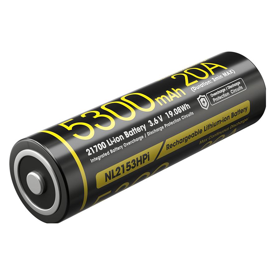 Nitecore Li-Ion Akku 21700, 5300mAh, NL2153HPi (1 Stk., 21700, 5300 mAh) (NL2153HPI(5300MAH))