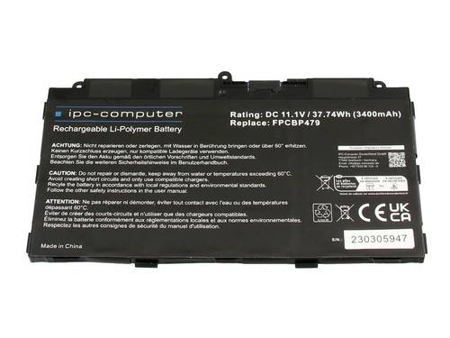 Ipc-computer Notebook-Akku Akku CP785375-XX REPLACE 11.10V 3400 mAh