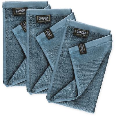 Gaestehandtuecher "Sense", blau, B:30cm L:50cm, Frottee, Obermaterial: 100% Baumwolle, SCHÖNER WOHNEN-KOLLEKTION, Handtücher, mit Velourborte, hautschmeichelnde Airtouch Qualität, super weich