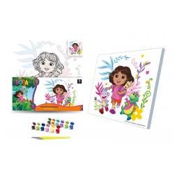 Qbee Malen nach Zahlen: Dora die Entdeckerin (78585244)