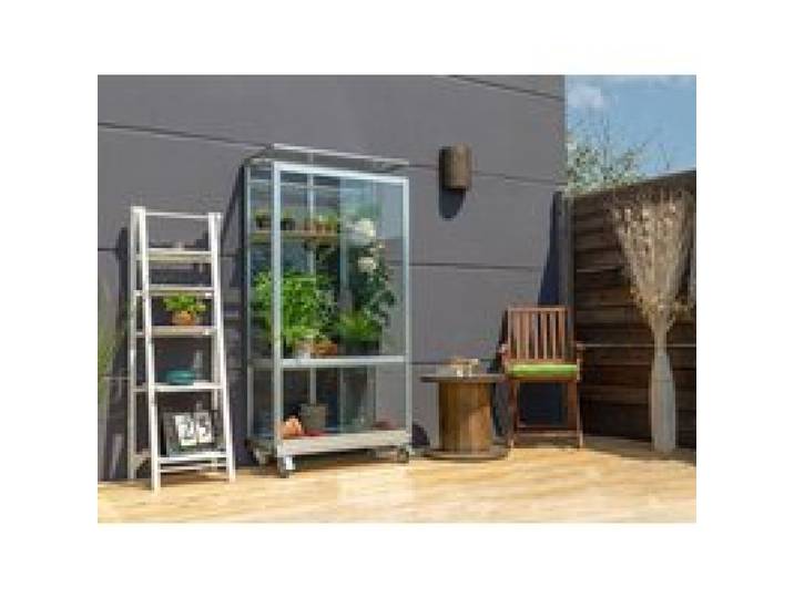 VITAVIA Serre de balcon, aluminium anodisé / noir