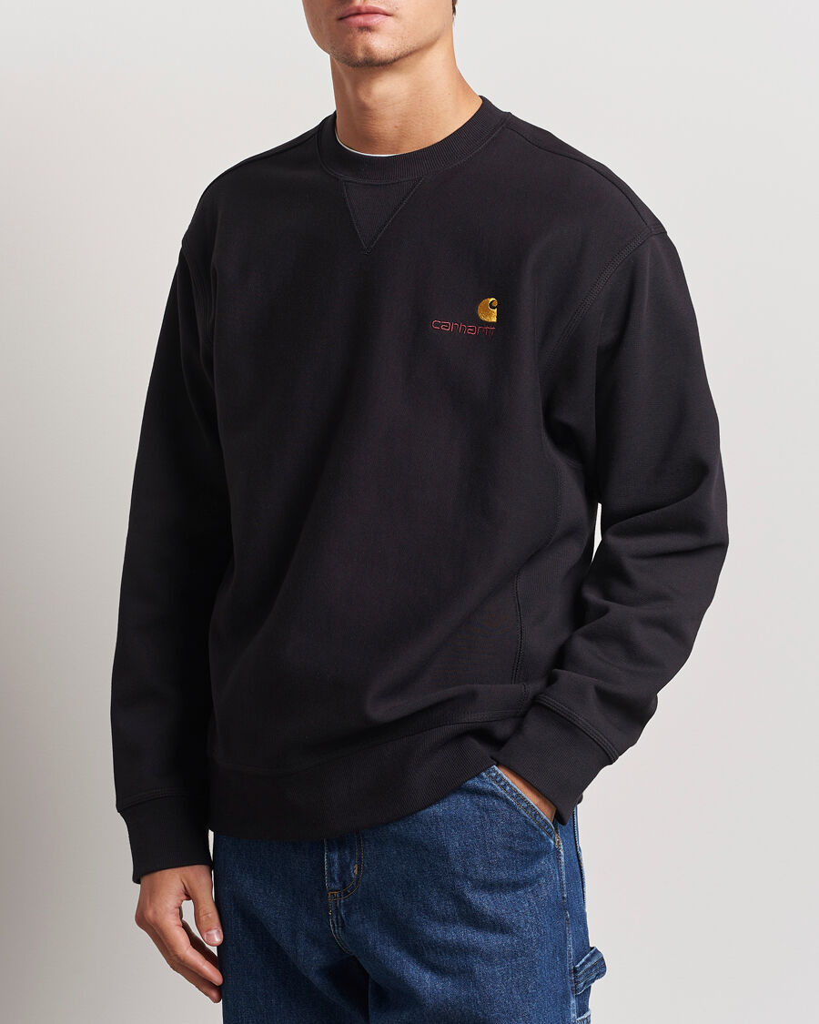 Carhartt WIP American Script Sweatshirt Black men M Sort