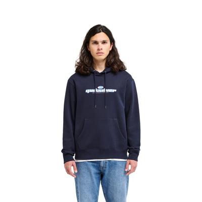 Kapuzensweatshirt QUIKSILVER "Salt Water Slacker", Herren, Gr. L, blau (schwarz navy), Obermaterial: 55% Baumwolle, 25% Baumwolle, 20% Polyester., Sweatshirts