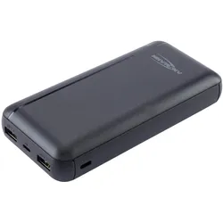 Ansmann PB212 (20000 mAh, 18 W, 37 Wh), Powerbank, Schwarz