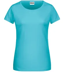 Damen Basic T-Shirt "8007" - XXL - pacific