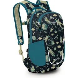 OSPREY Kinderrucksack Daylite Jr. Space Travel Print/Antique Blue