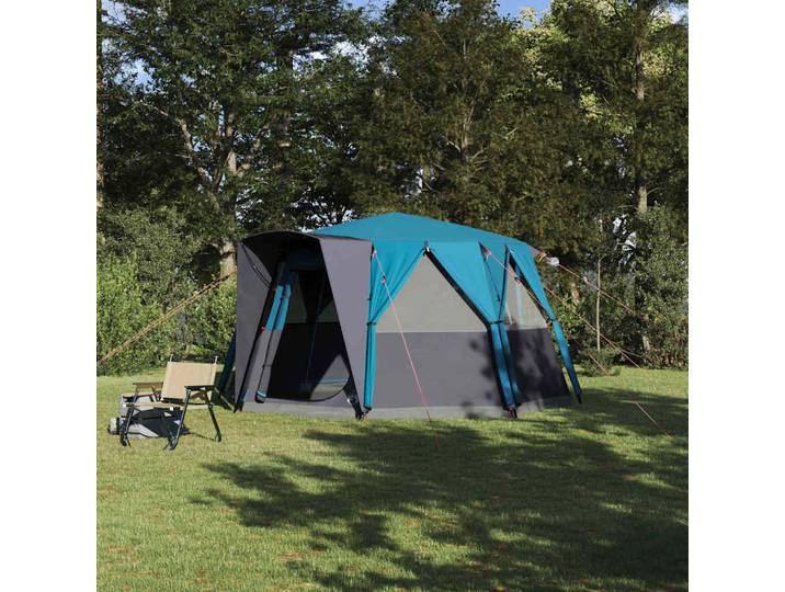 vidaXL Zelt für 6 Personen 6 Personen Blau