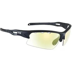 AZR, Herren, Sportbrille, Kromic Huez (Black, Matte Black / Black, Gold), Schwarz