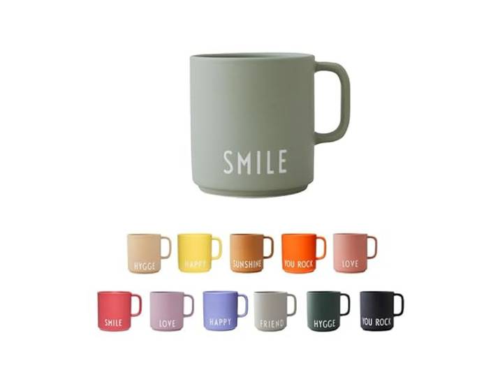 Design Letters Tasse a Cafe Cadeau Noel Femme\, Homme Parfait pour Decoration Noel Porcelaine Mug Idee Cadeau Noels/Vaisselle de Noels Tasse Expresso en Design Danois Tasse a The\, 250 Ml