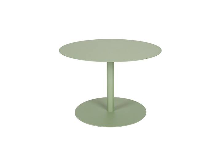 Table basse en acier vert Snow