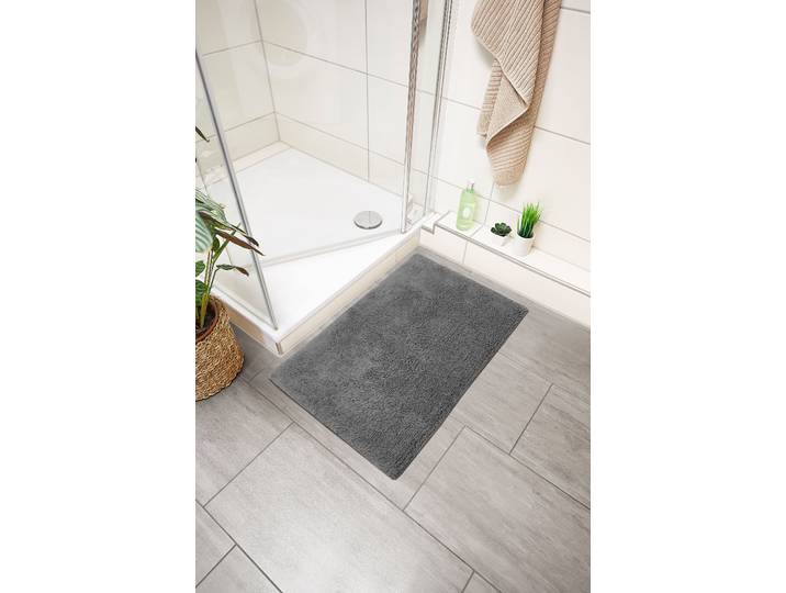 Tapis de bain Ibiza 50 x 80cm Noir/Anthracite
