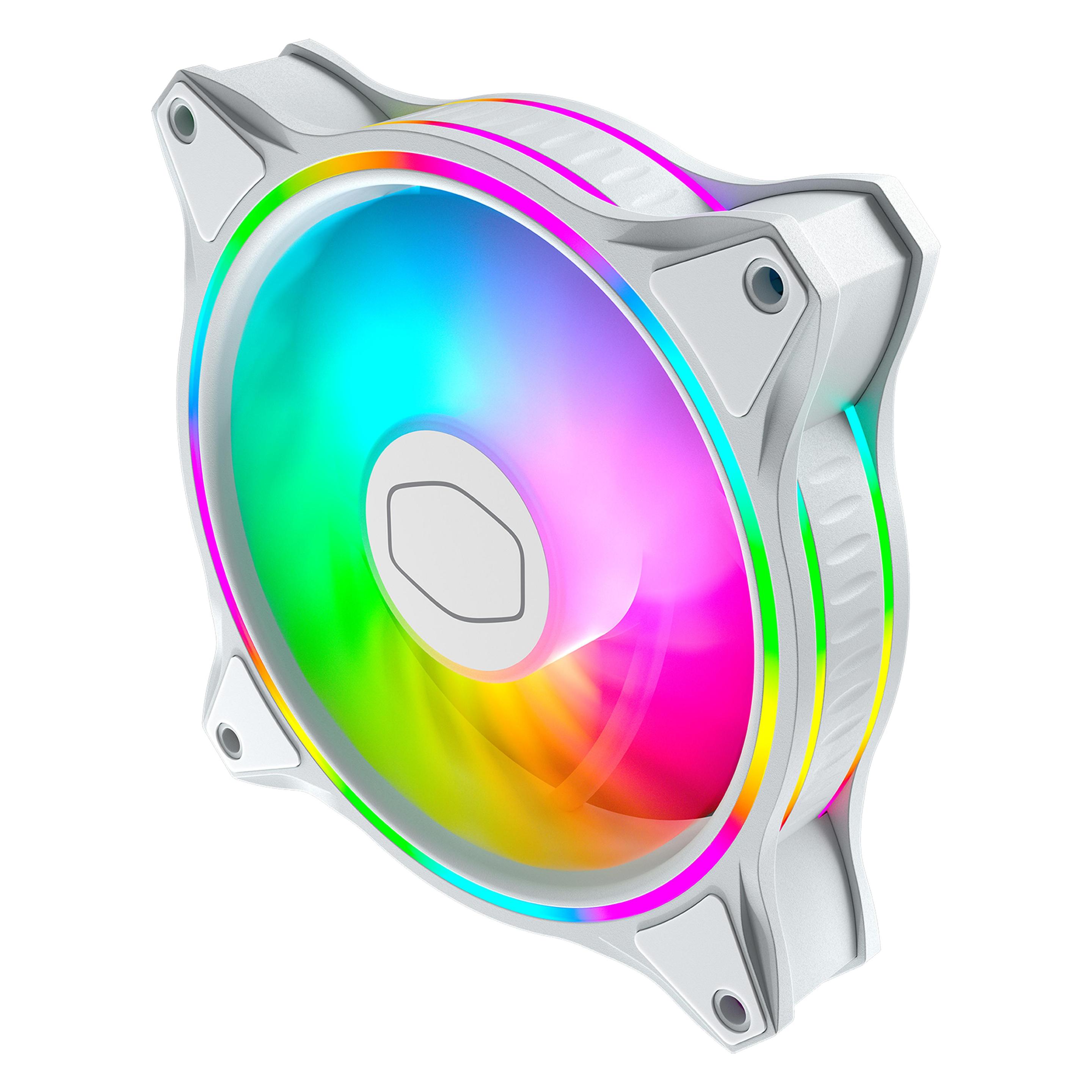 Cooler Master MasterFan MF120 Halo (120 mm, 3x) (MFL-B2DW-183PA-R1)