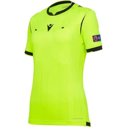 Macron, Damen, Sportshirt, UEFA 2019 (L), Schwarz, Gelb