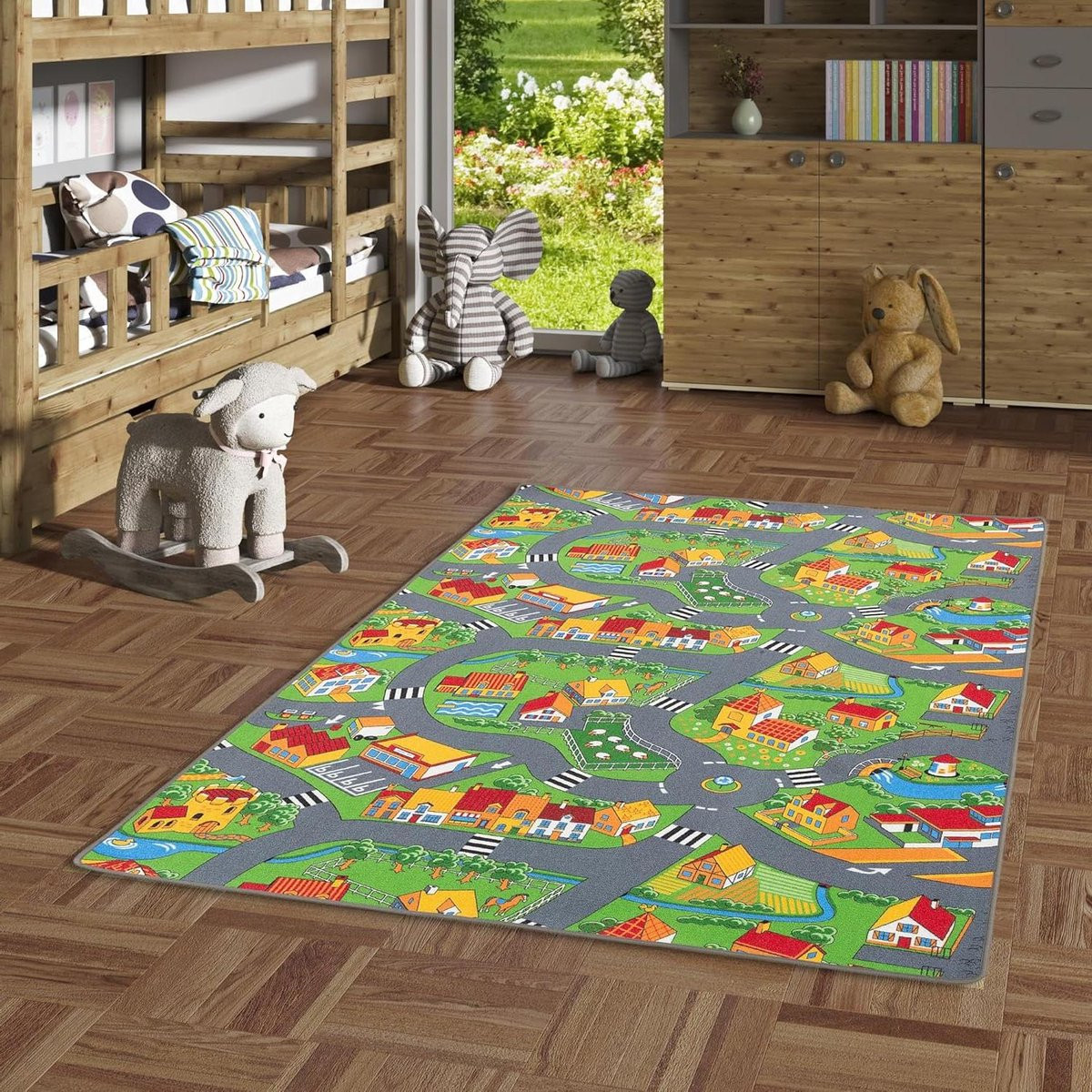 Little Village Zacht Kinderkleed van Nylon voor de Kinderkamer - 200 x 250 cm