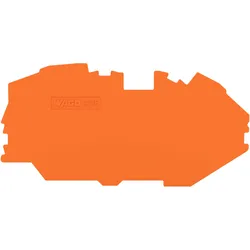 WAGO Abschluss-/Zwischenplatte 1mm orange 2216-7692