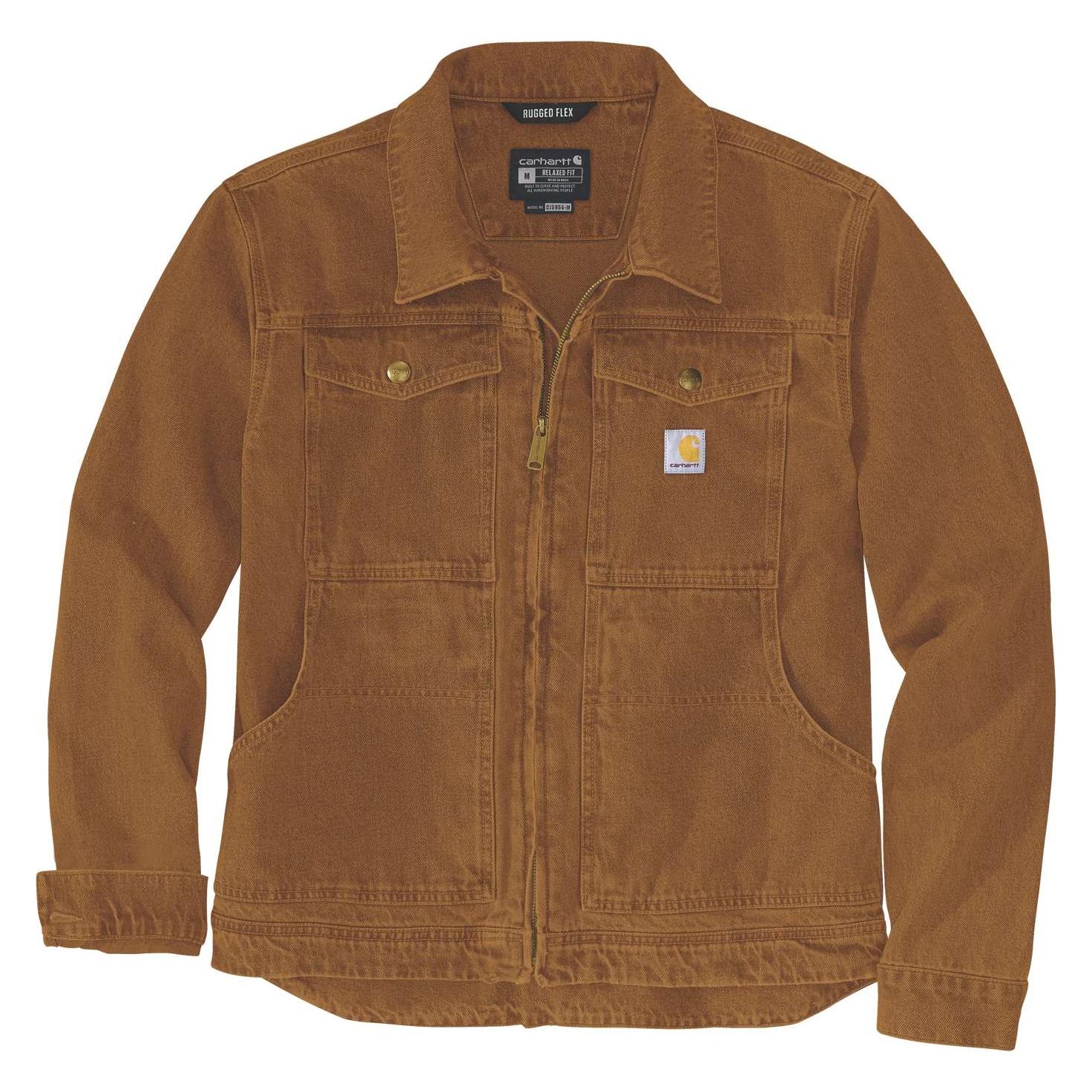 Carhartt Giacca Duck Conformità Rilassata (XL) (.105748.BRN.S007)