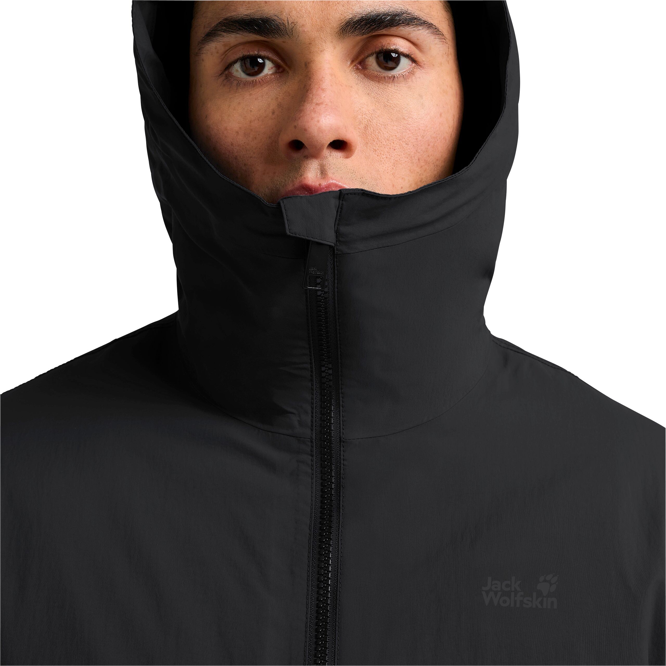 Funktionsjacke JACK WOLFSKIN "PAMIR JKT M", Herren, Gr. XL, schwarz, Obermaterial: 100% Polyamid. Futter: 100% Polyester. Wattierung: 100% Polyester, normal, Jacken Funktionsjacke, mit 2 Hüfttaschen und innerer Brusttasche, wasserdicht, atmungsaktiv schwa