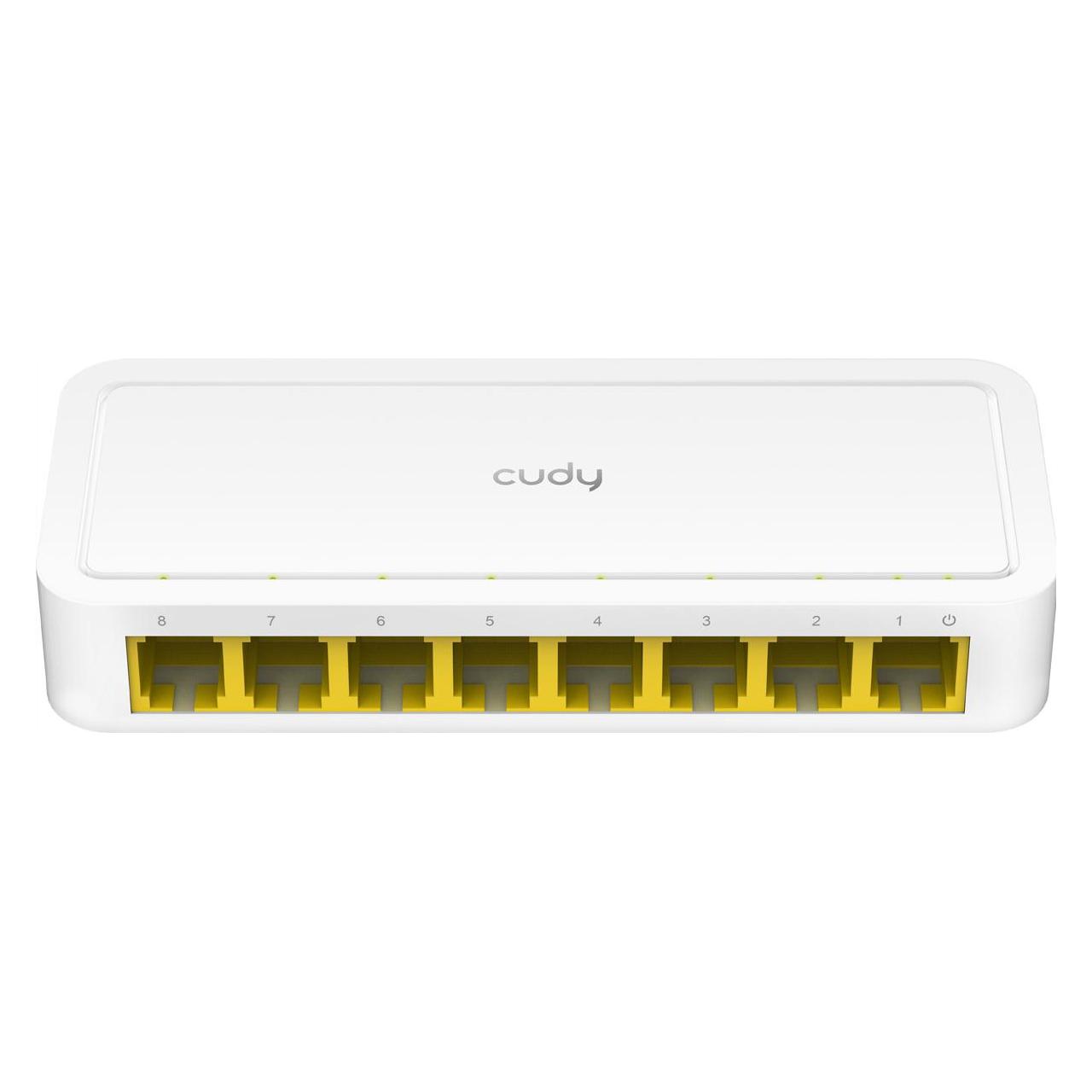 Cudy FS108D network switch Fast Ethernet (10/100) White (8 Ports) (FS108D)