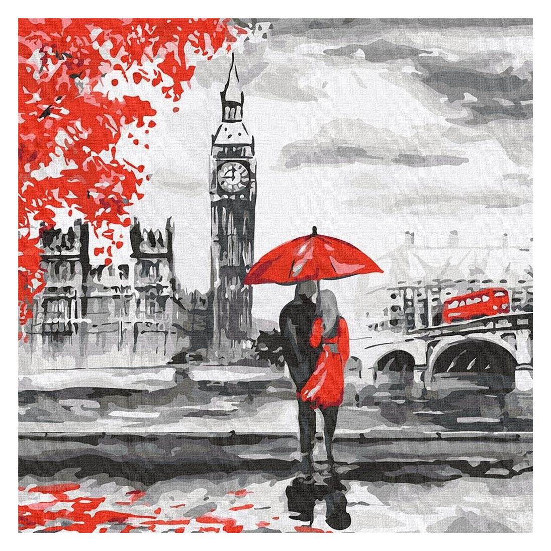 Ideyka Malen nach Zahlen - Strassen von London 50x50cm (497666)
