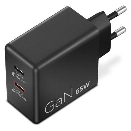 Lenovo Dual USB-C 65W GaN Charger (65 W) (40AW065BEU)